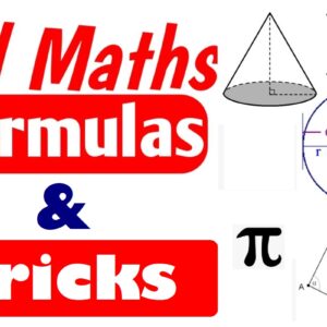 Class 12th Maths New Formula's Chapter 1 to 13